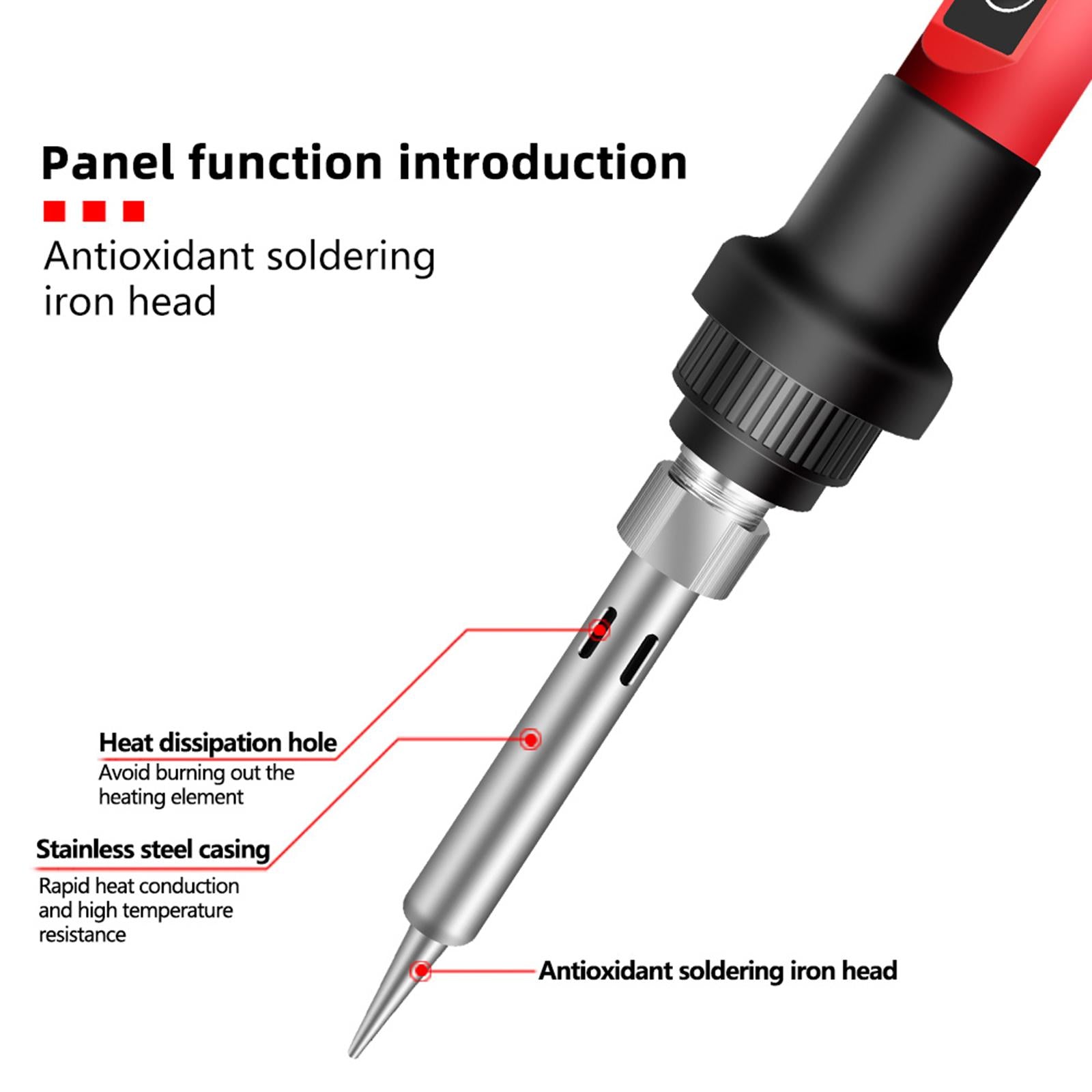 110V Soldering Iron Kit Soldering Display Wire Repairing Tool Set US Plug 12Pcs