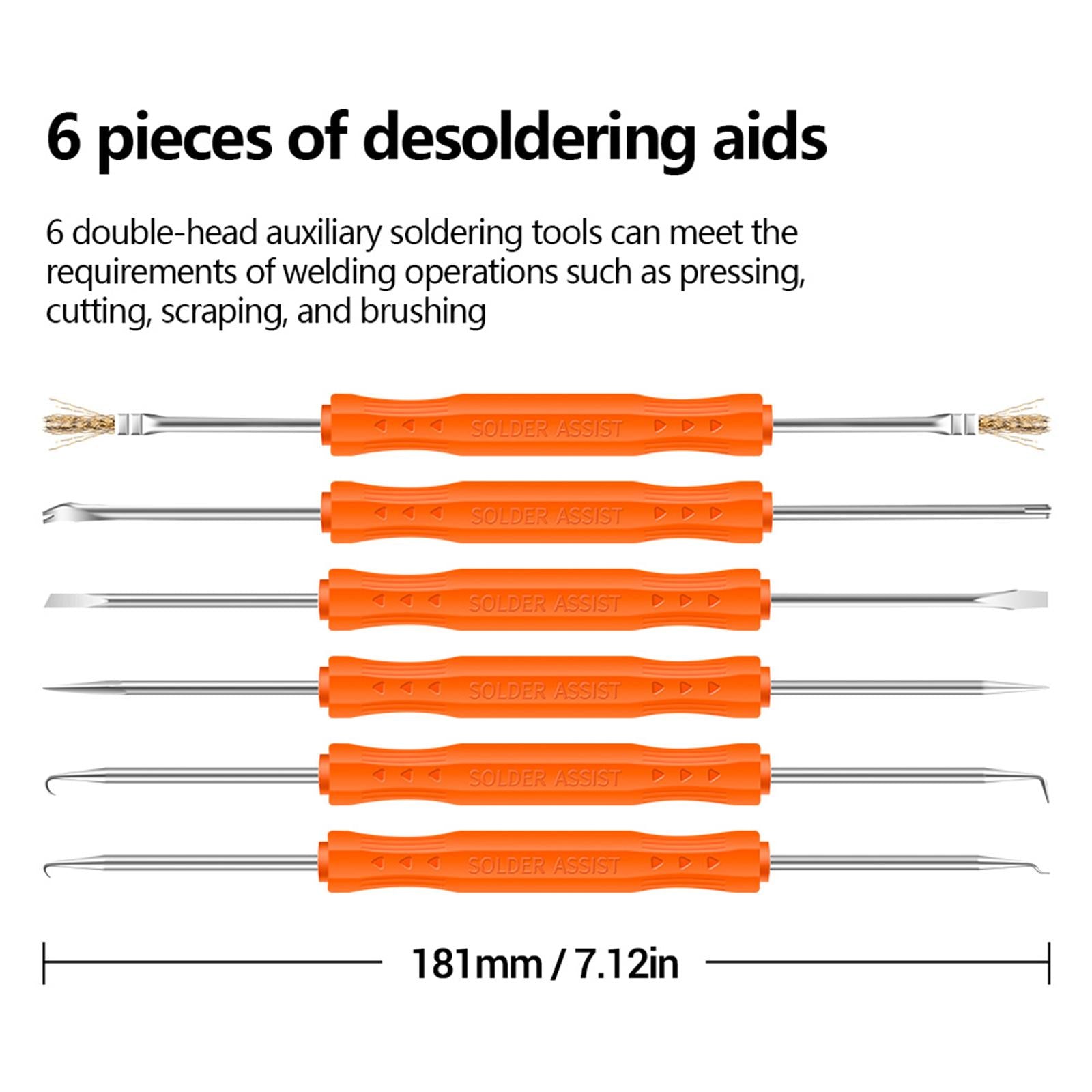110V Soldering Iron Kit Soldering Display Wire Repairing Tool Set US Plug 17Pcs