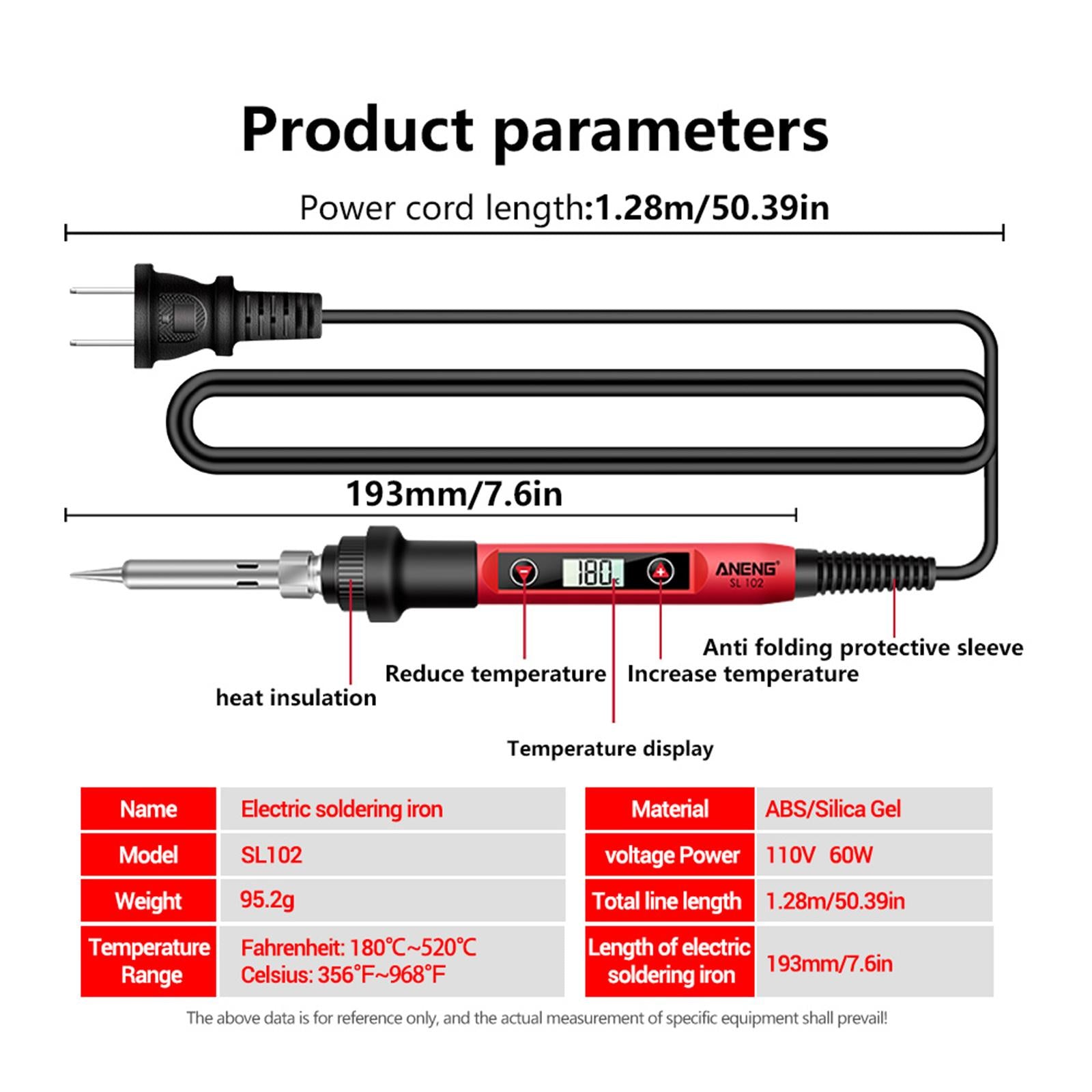 110V Soldering Iron Kit Soldering Display Wire Repairing Tool Set US Plug 17Pcs