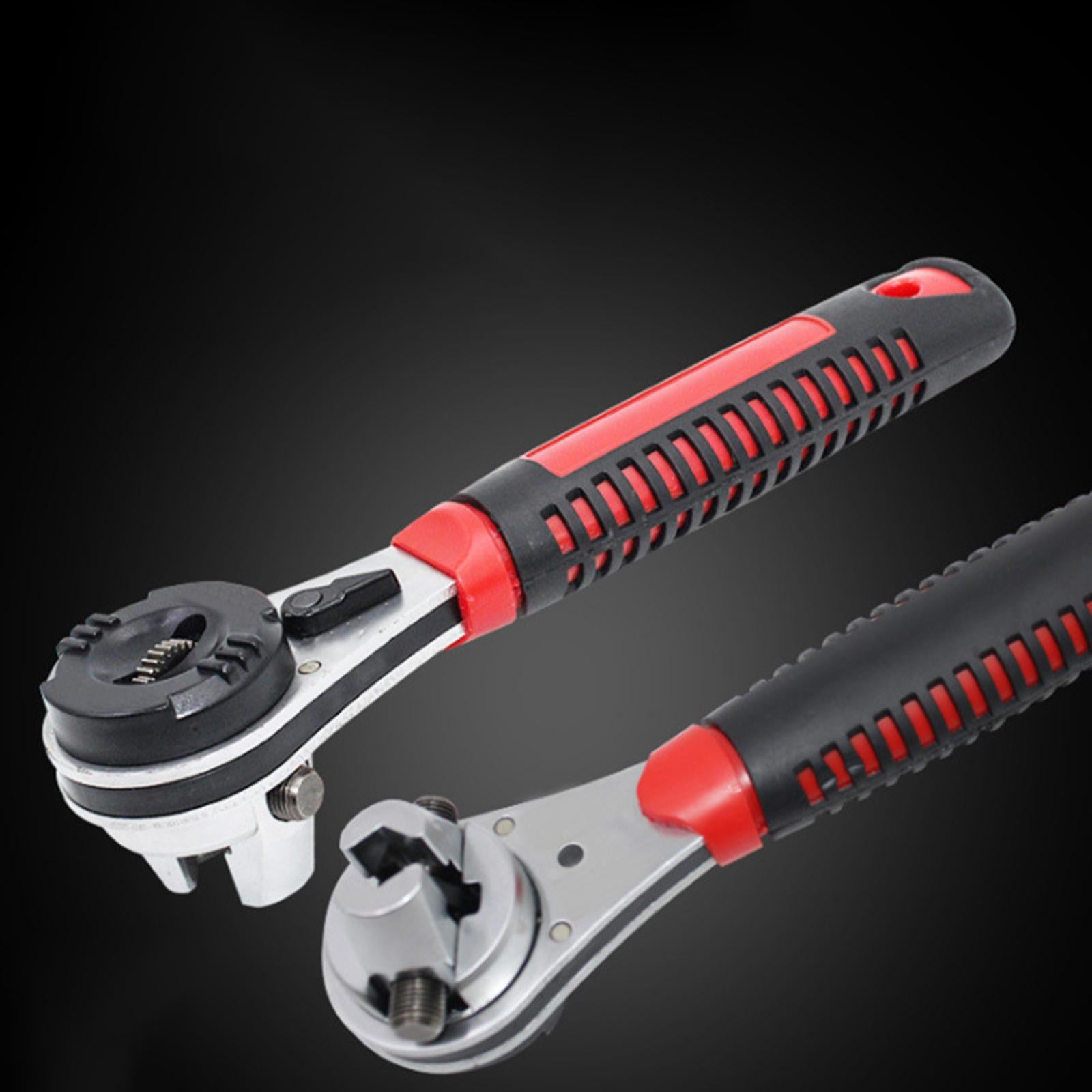 6-22mm Torque Ratchet Wrench Spanner Tool Adjustable Spanner Hand Tool