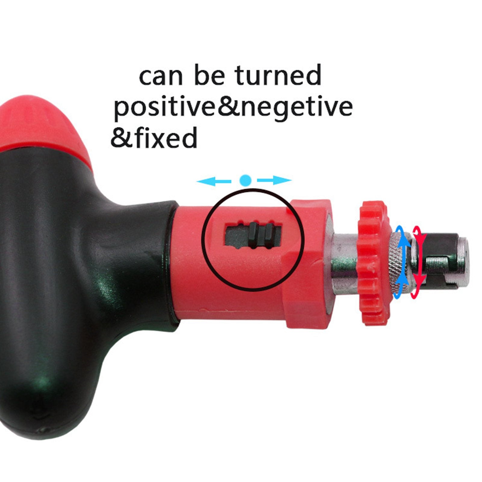 T Style Screwdriver Set with Batch Heads Manual Ratchet Screwdriver