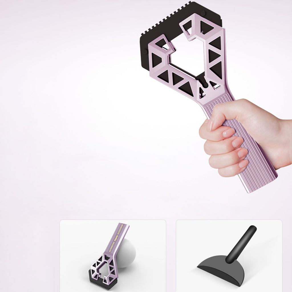 Universal Car Snow Shovel Accessories Ice Scraper Ice Breaker for Winter Single Purple