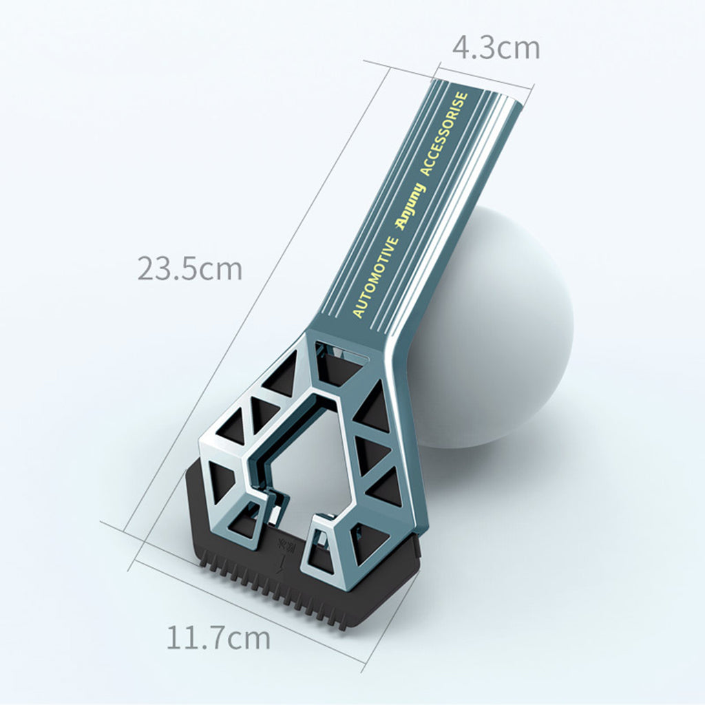 Universal Car Snow Shovel Accessories Ice Scraper Ice Breaker for Winter Single Dark Blue