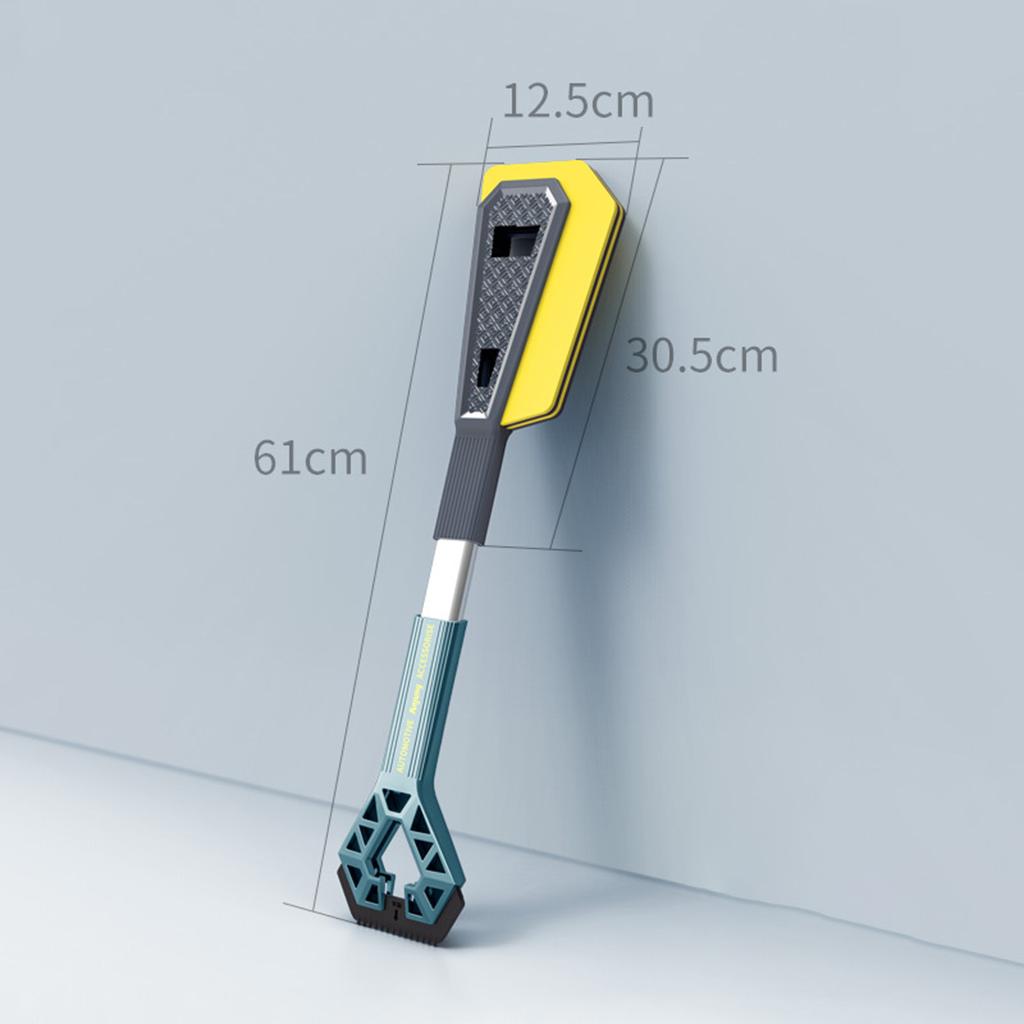 Universal Car Snow Shovel Accessories Ice Scraper Ice Breaker for Winter Double Blue sedan
