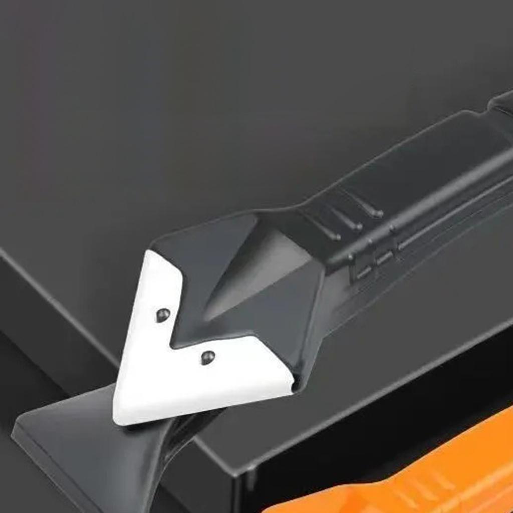 3 In 1 Glue Shovel Angle Scraper Caulking Tool Multifunctional Rubber Shovel Plastic Head