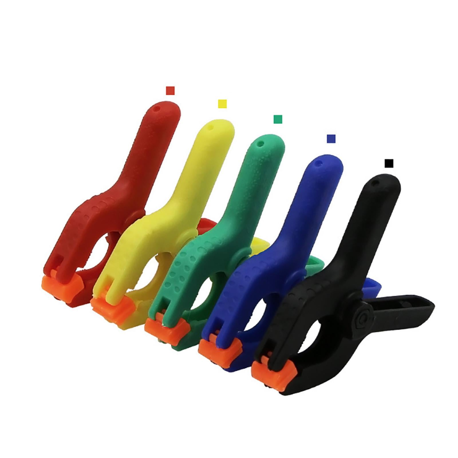 5 Pieces Spring Clamps Holders Artwork Portable 2 inch Plastic for Home