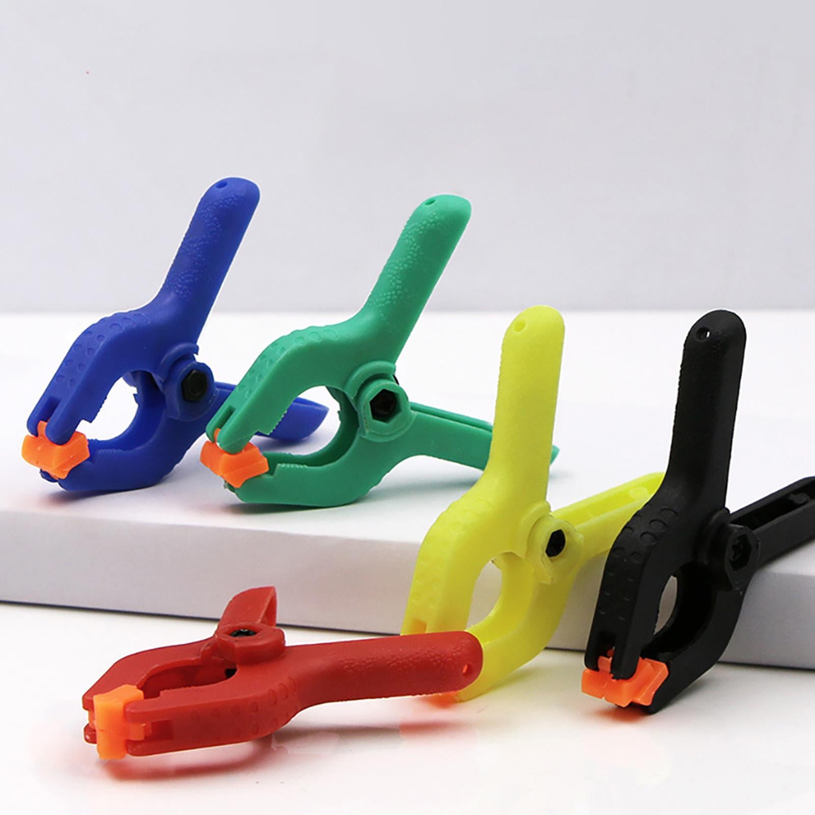 5 Pieces Spring Clamps Holders Artwork Portable 2 inch Plastic for Home
