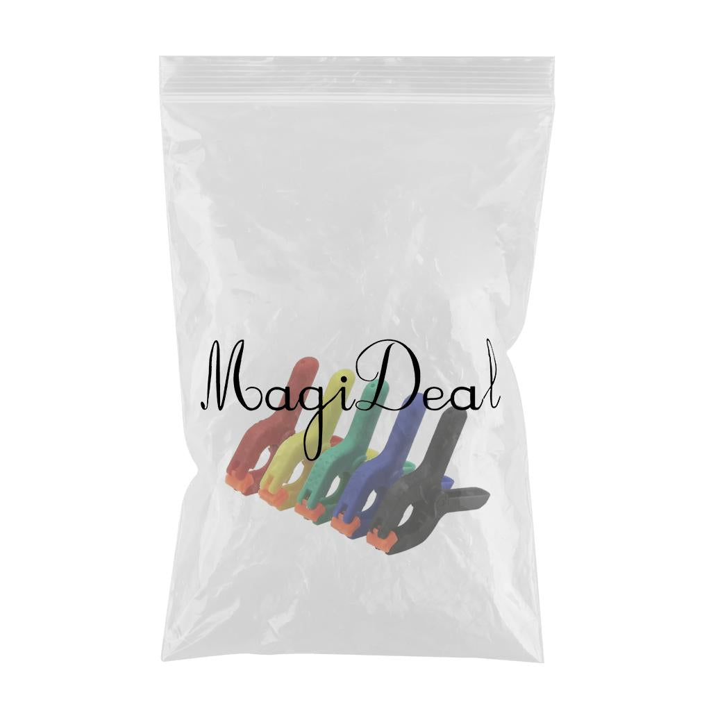 5 Pieces Spring Clamps Holders Artwork Portable 2 inch Plastic for Home