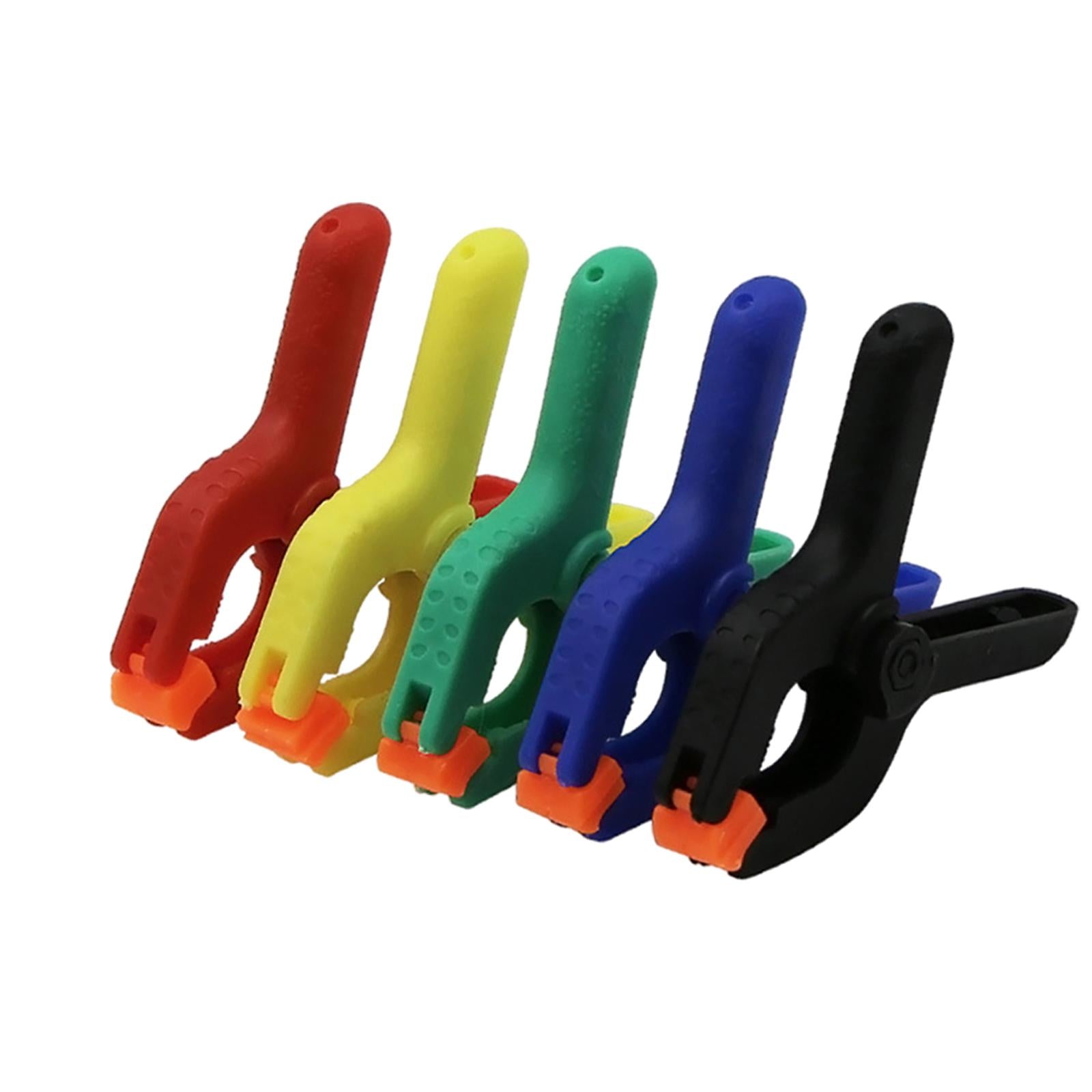 5 Pieces Spring Clamps Holders Artwork Portable 2 inch Plastic for Home