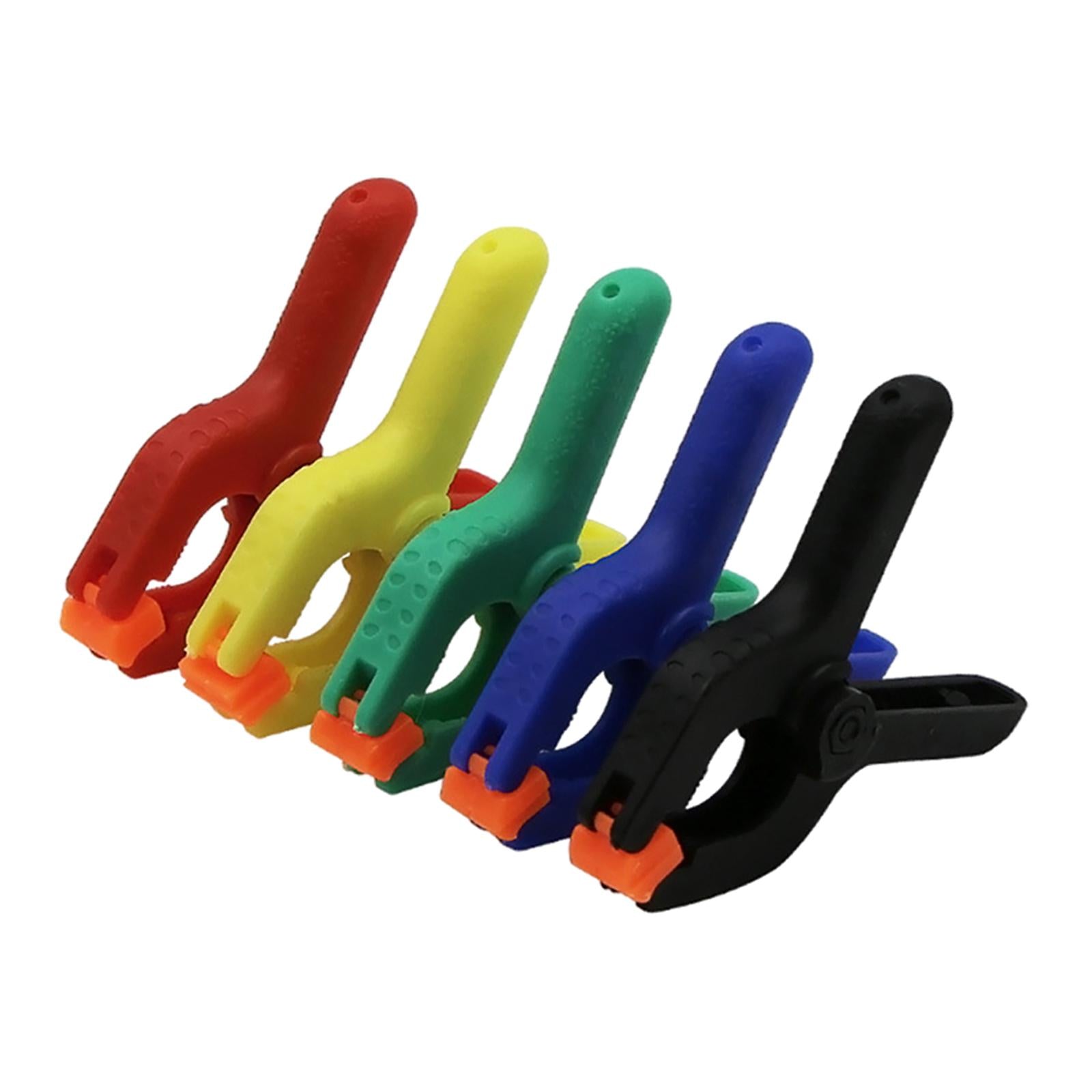 5 Pieces Spring Clamps Holders Artwork Portable 2 inch Plastic for Home