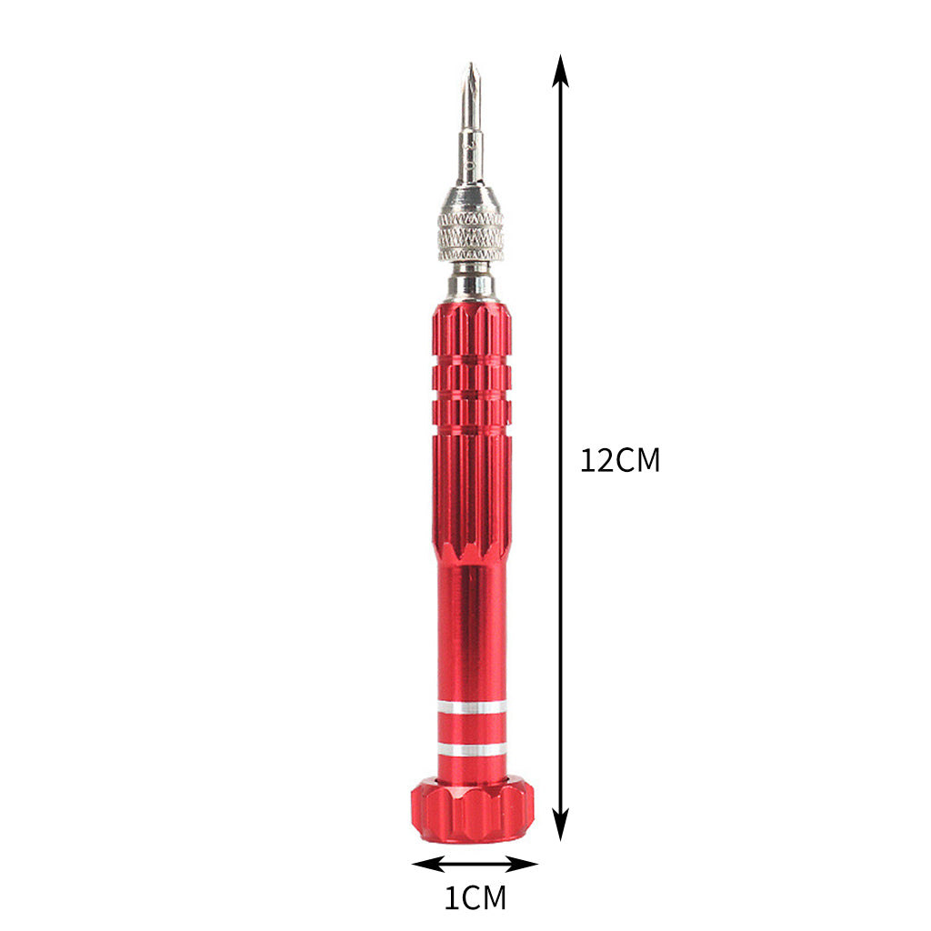 Electronic Phones Opening Tools Precision Screwdriver Set for Computer Watch Red