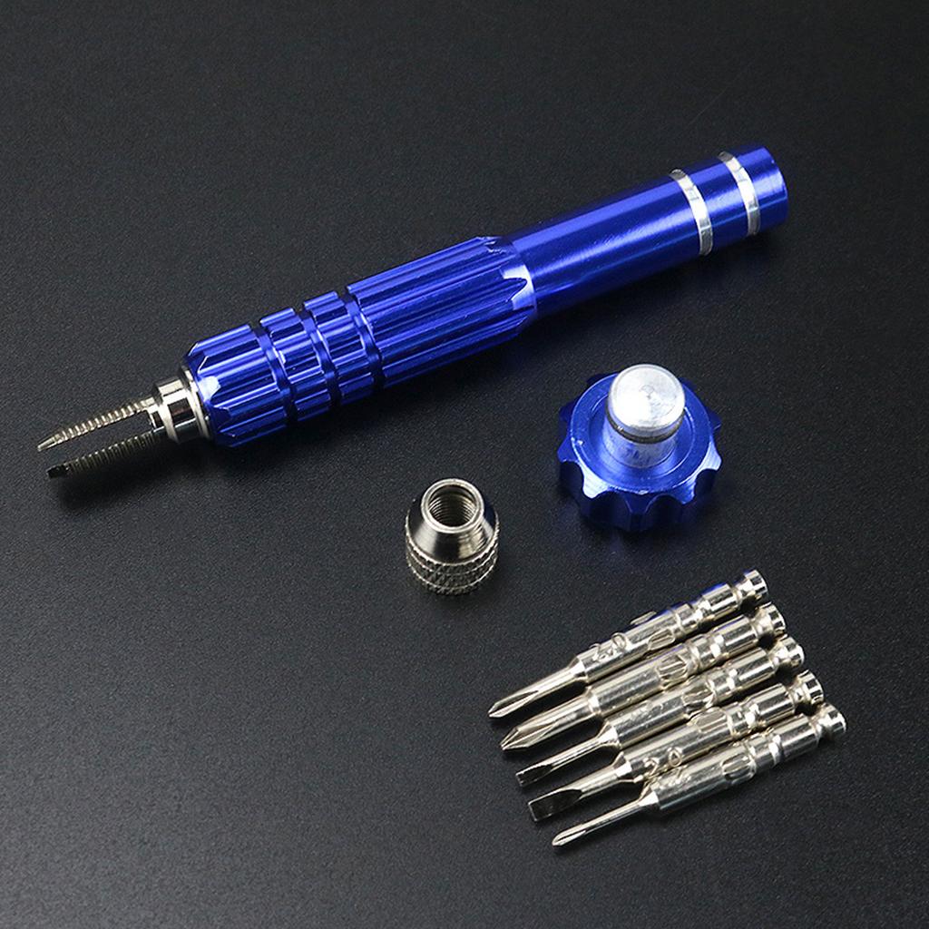 Electronic Phones Opening Tools Precision Screwdriver Set for Computer Watch Blue