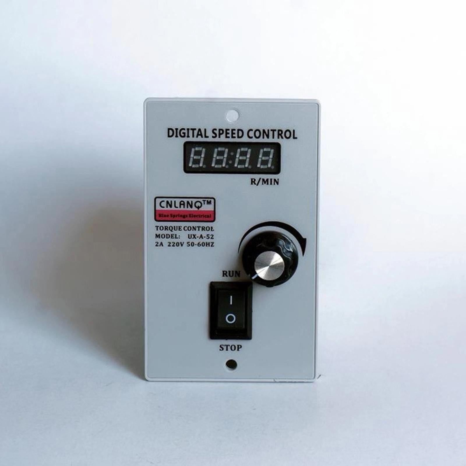 AC 220V UX-52A Display Motor Speed Pinpoint Controller for Router Greenhouse