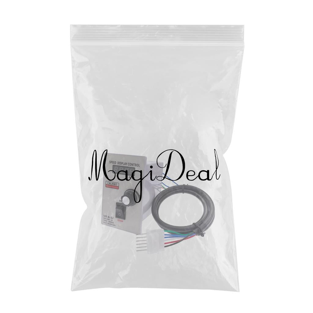 AC 220V UX-52A Display Motor Speed Pinpoint Controller for Router Greenhouse