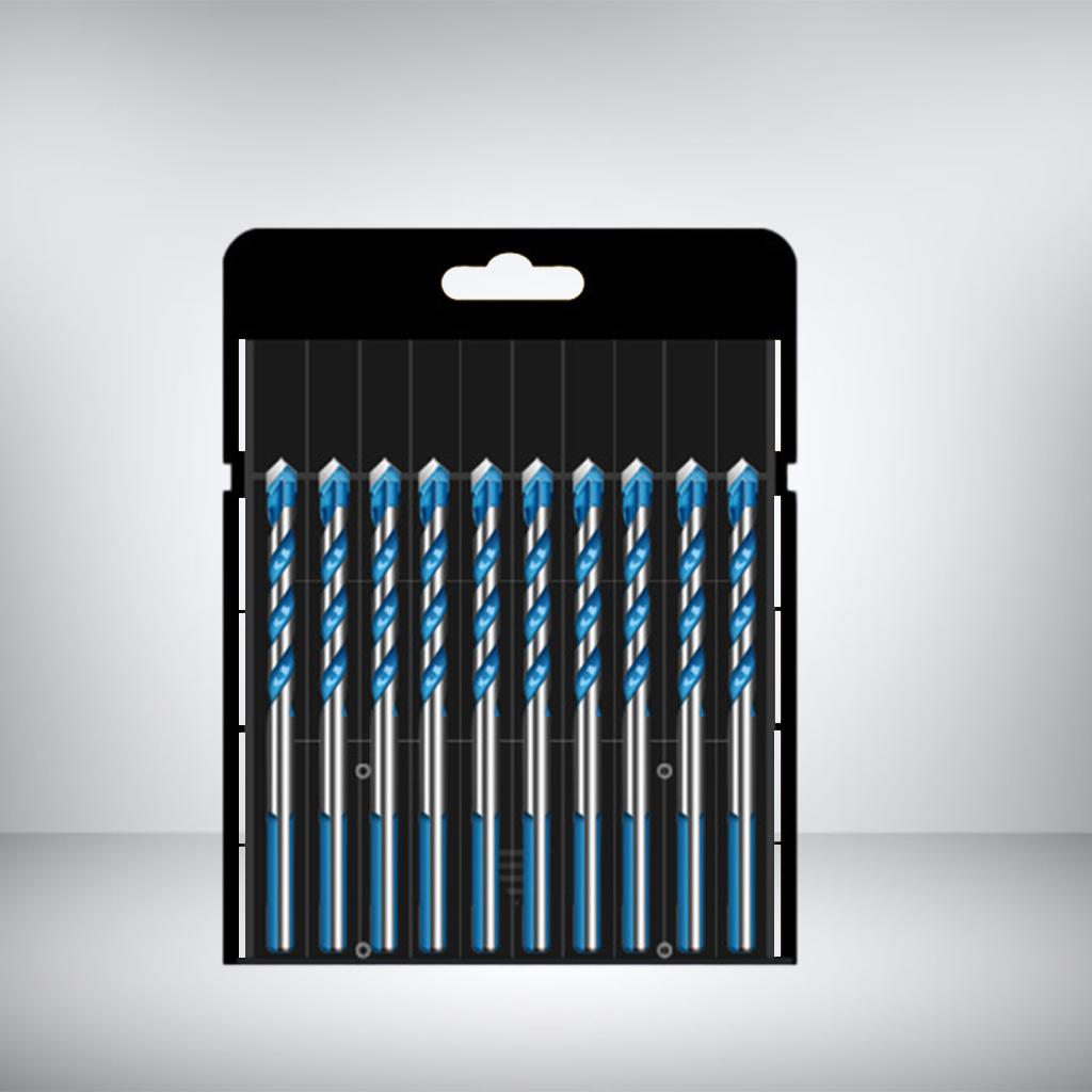 Multifunctional Drill Bits Set Alloy Steel for Porcelain Marble Hole Opener 5mm 10pcs
