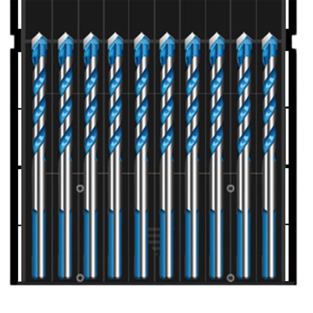 Multifunctional Drill Bits Set Alloy Steel for Porcelain Marble Hole Opener 5mm 10pcs
