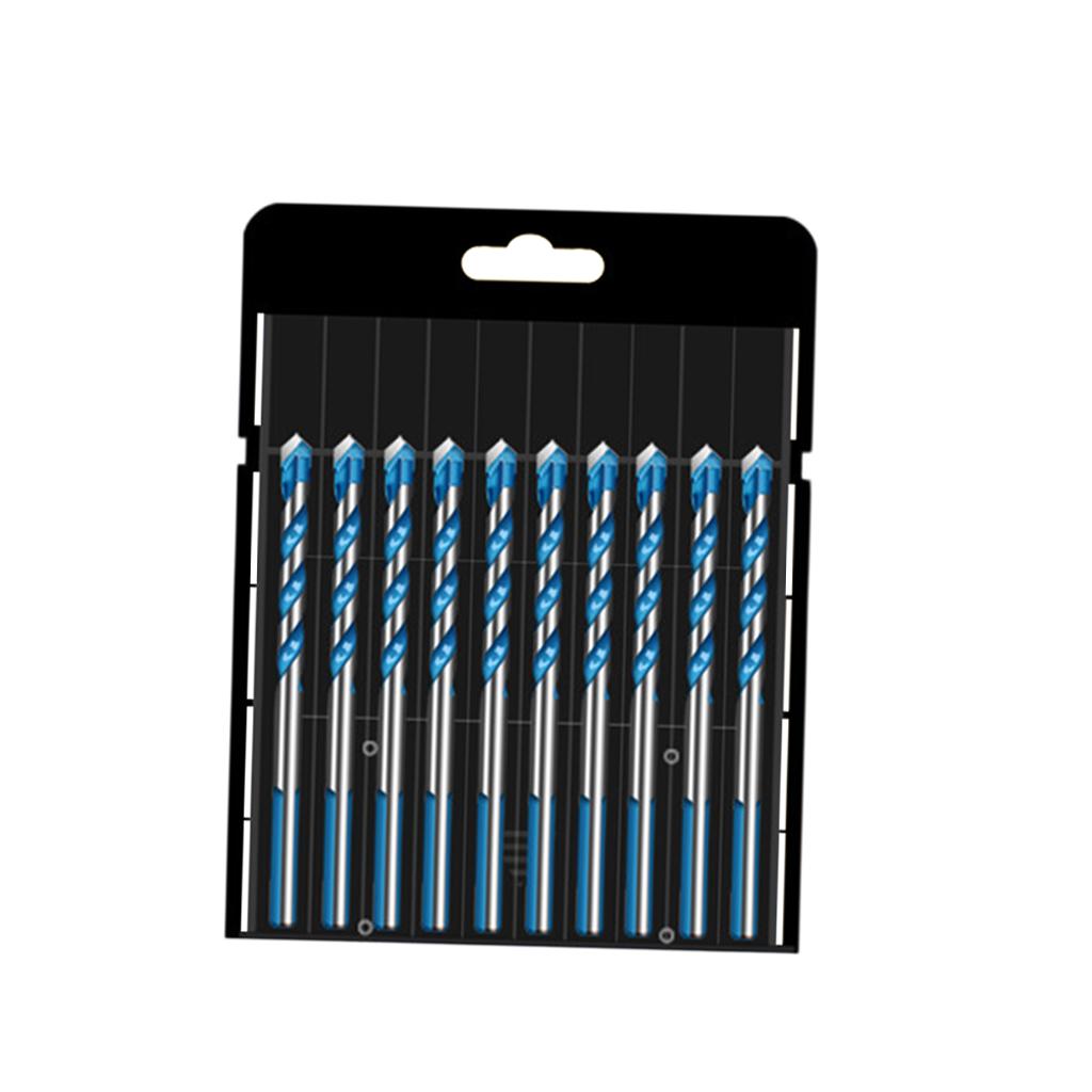 Multifunctional Drill Bits Set Alloy Steel for Porcelain Marble Hole Opener 5mm 10pcs