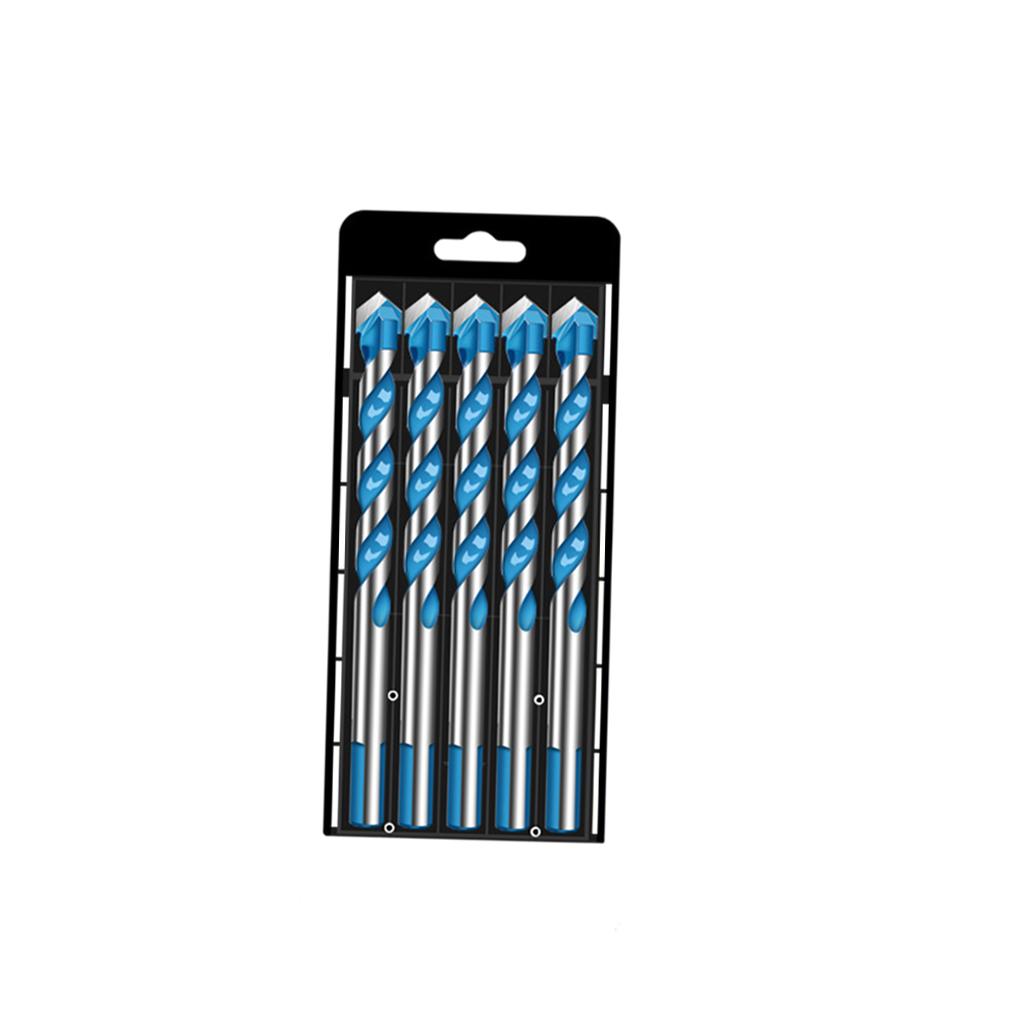 Multifunctional Drill Bits Set Alloy Steel for Porcelain Marble Hole Opener 10mm 5pcs