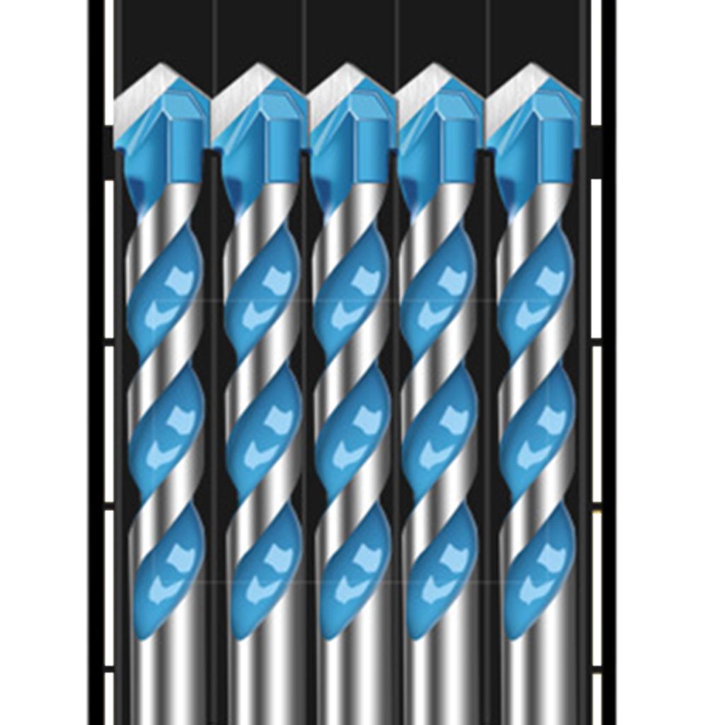 Multifunctional Drill Bits Set Alloy Steel for Porcelain Marble Hole Opener 12mm 5pcs