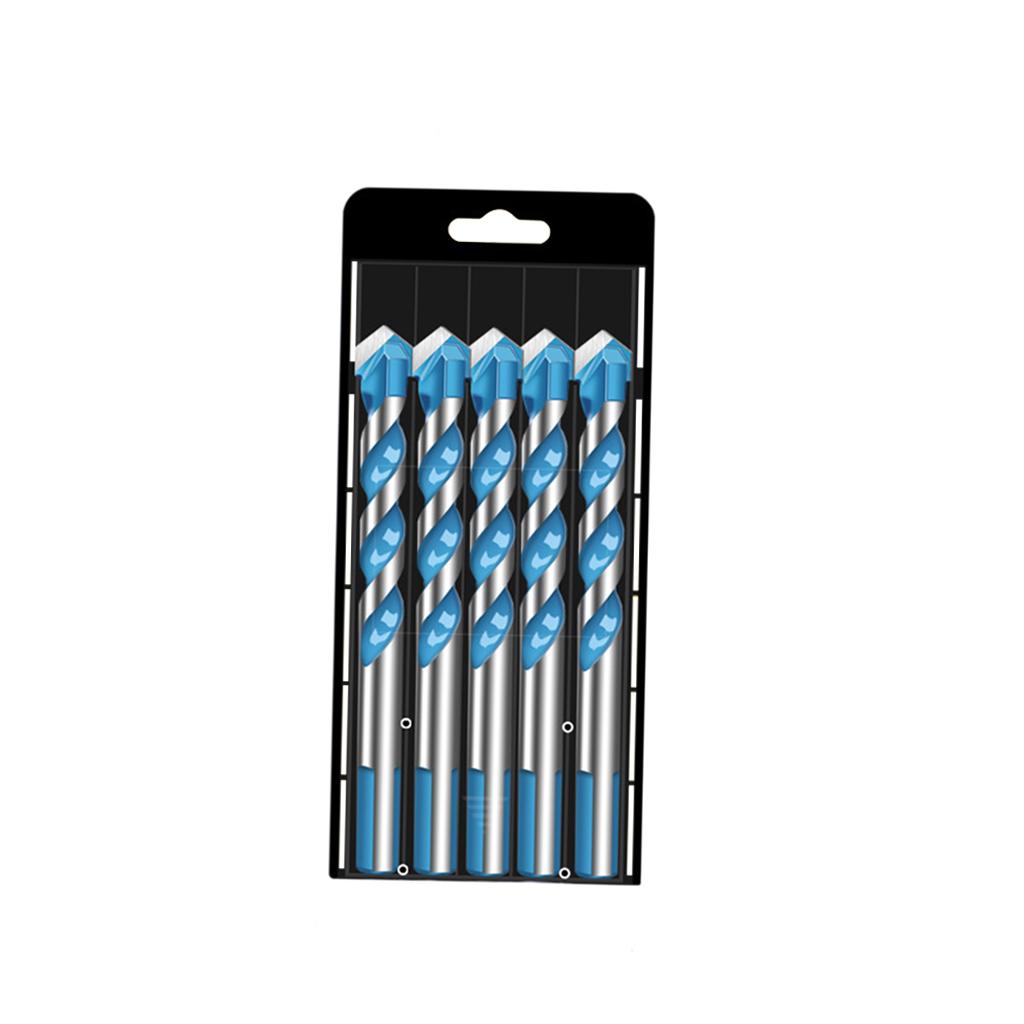 Multifunctional Drill Bits Set Alloy Steel for Porcelain Marble Hole Opener 12mm 5pcs