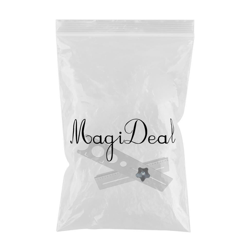 Universal Ceramic Tile Hole Locator DIY Set Hand Tools for Plastic Ceramics 40x7.5cm