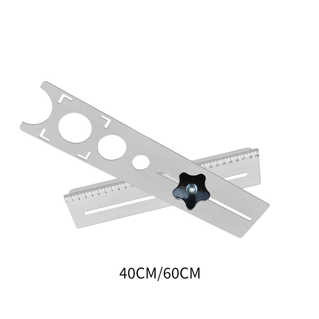 Universal Ceramic Tile Hole Locator DIY Set Hand Tools for Plastic Ceramics 40x7.5cm