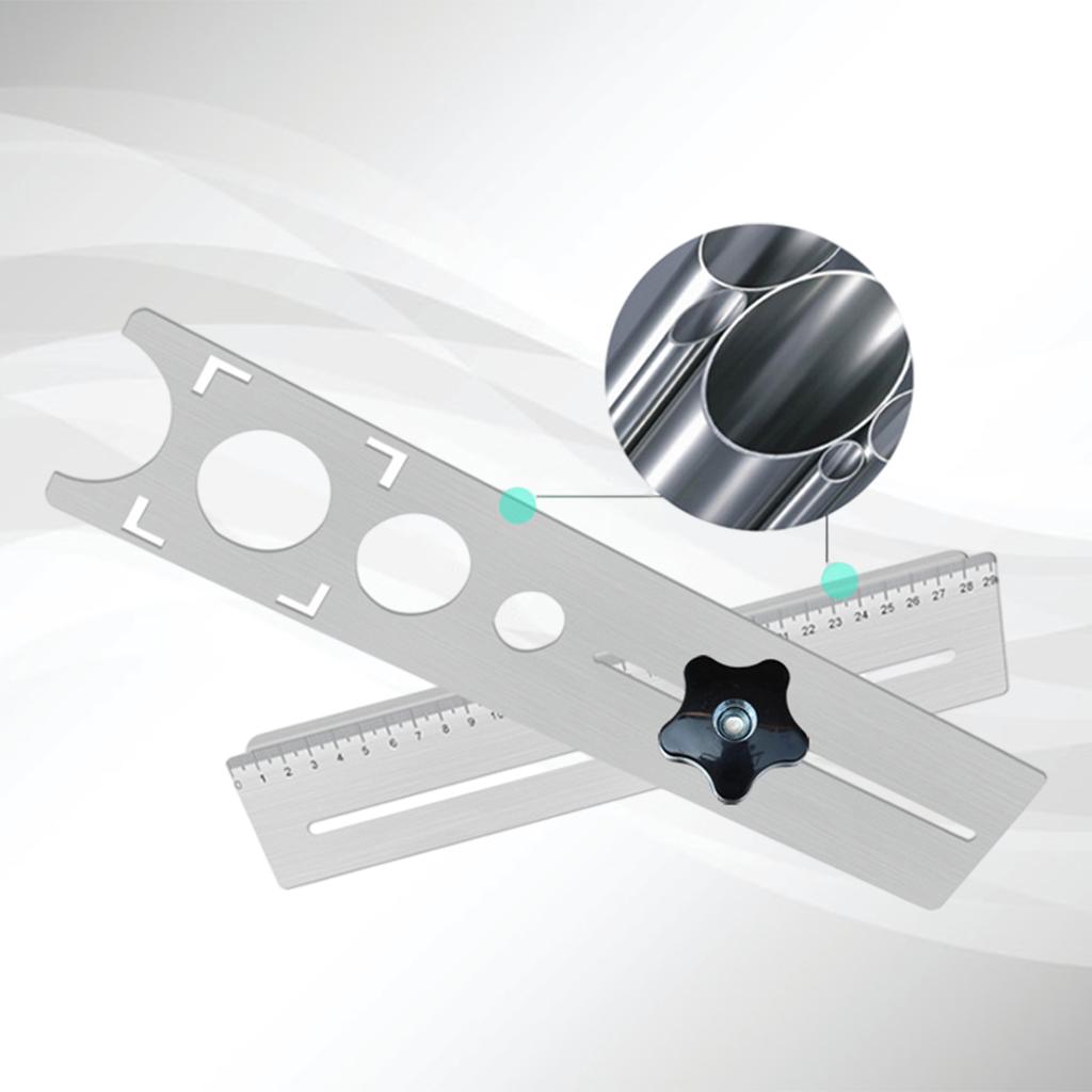 Universal Ceramic Tile Hole Locator DIY Set Hand Tools for Plastic Ceramics 60x7.5cm