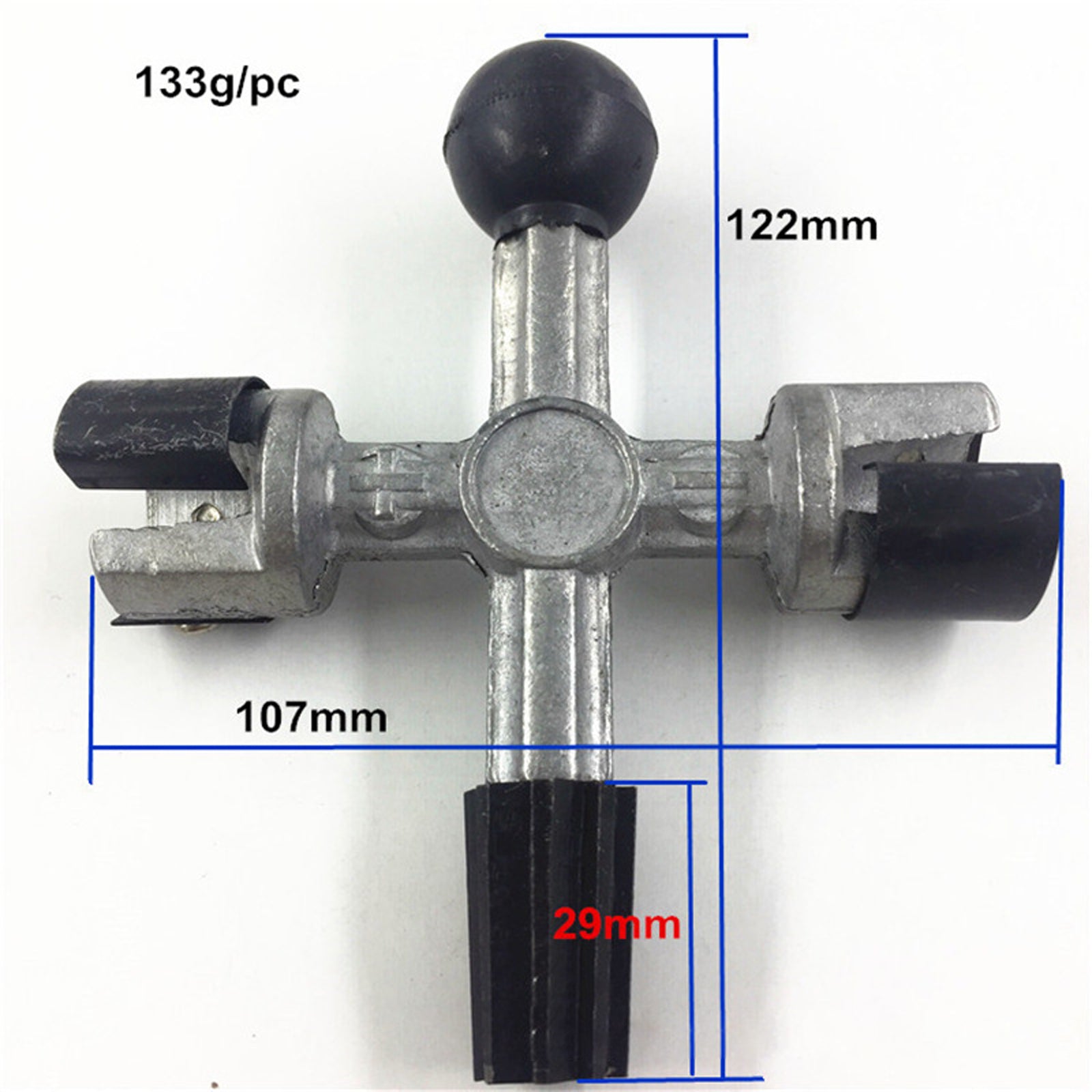 4-Way Battery Post & Terminal Cleaner Rust Removal for Automotive Accessory