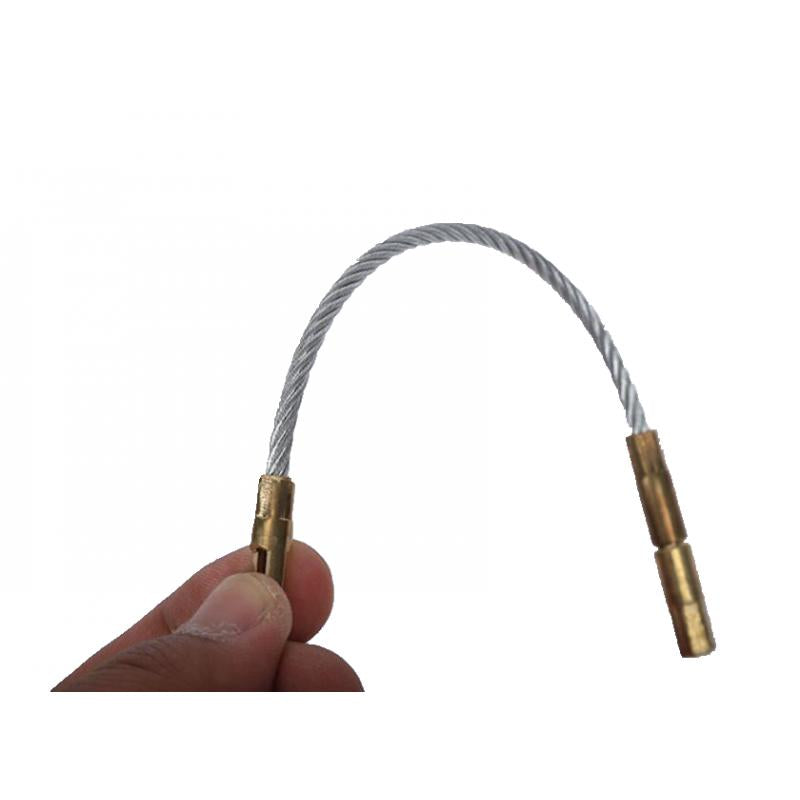 20Mx4.5mm Fish Tape Cable Wire Conduit Duct Cable Puller for Electrician Red Pull Head Nylon Thread