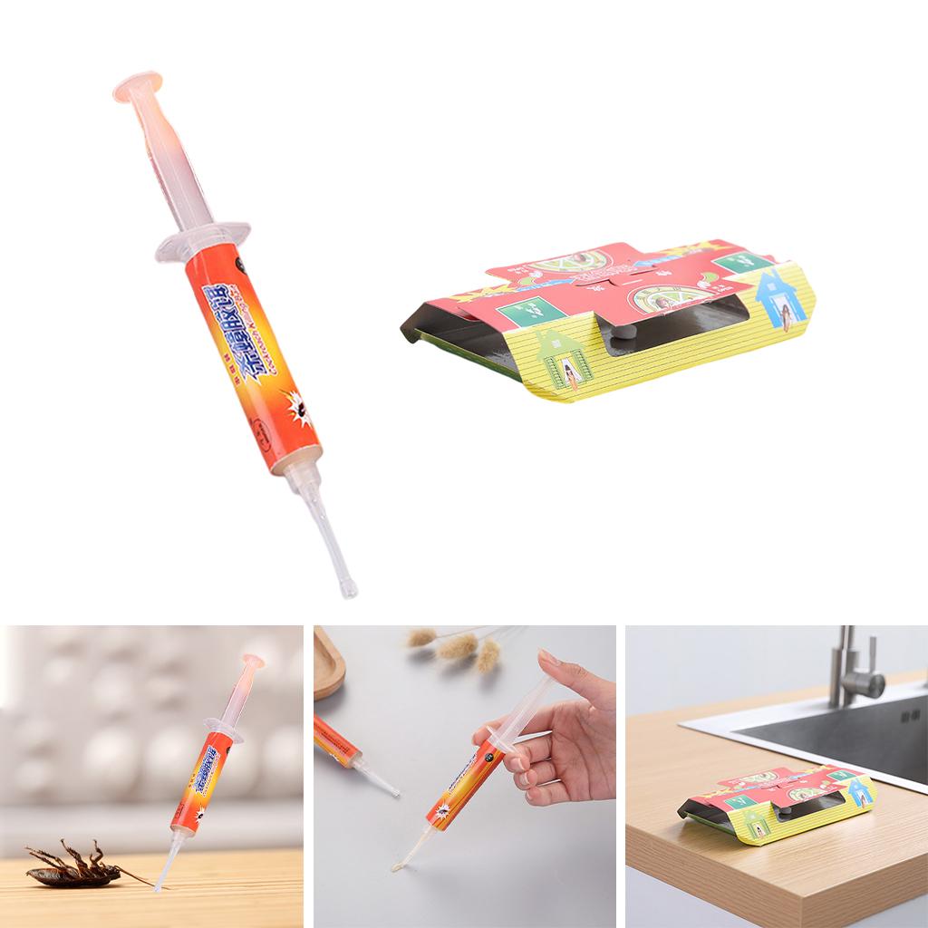 Cockroach Eliminator Gel Bait Glue Traps Non-Drug Resistant for Bathroom Liquid Boxed
