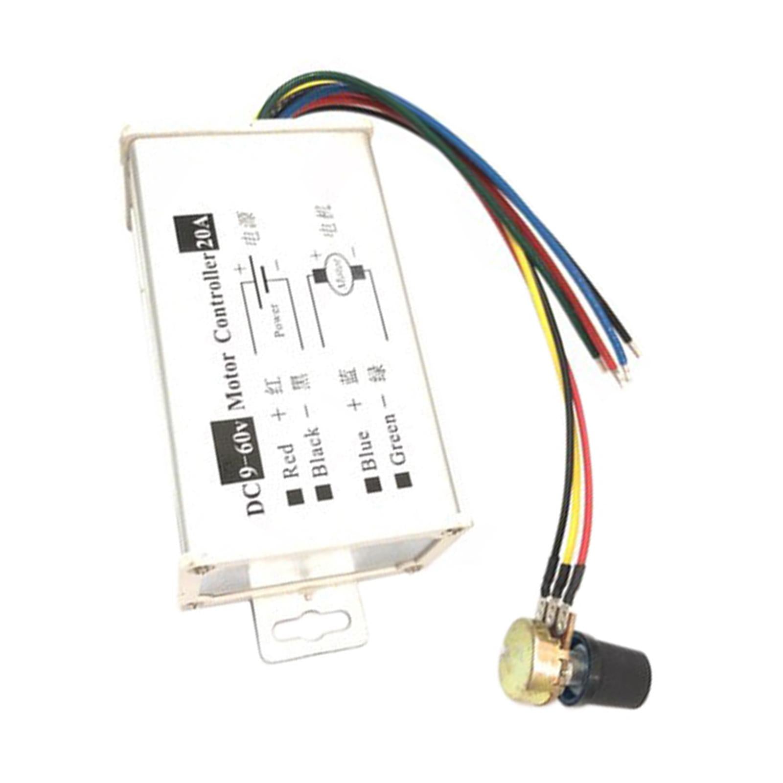 9V 12V 24V 36V 48V 60V PWM DC Motor Speed Controller Easy Installation