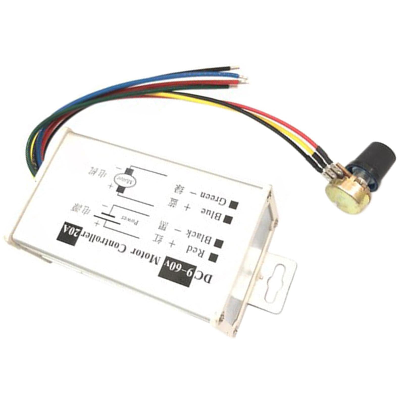 9V 12V 24V 36V 48V 60V PWM DC Motor Speed Controller Easy Installation