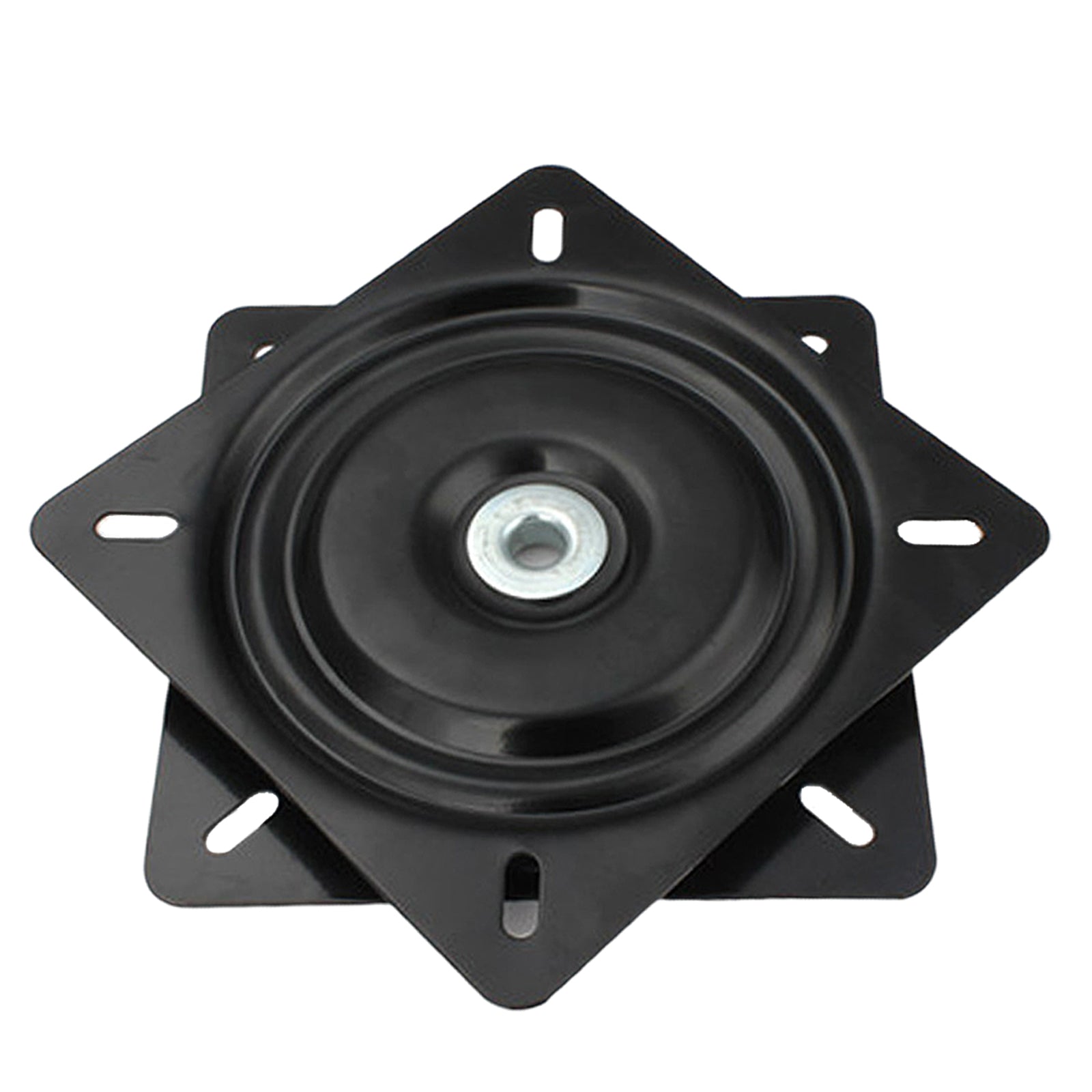 Boat Seat Swivel Coated Mount Base for Van Pilot Seat Boat Bar Stool Chair 10in 2mm thick
