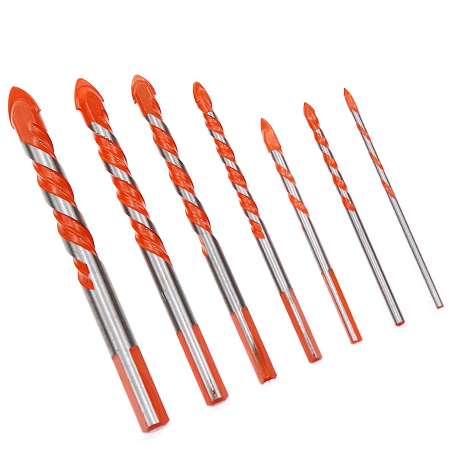 Triangle Drill Bit Set Power Tool Accessories for Brick Tile Hole Opener C