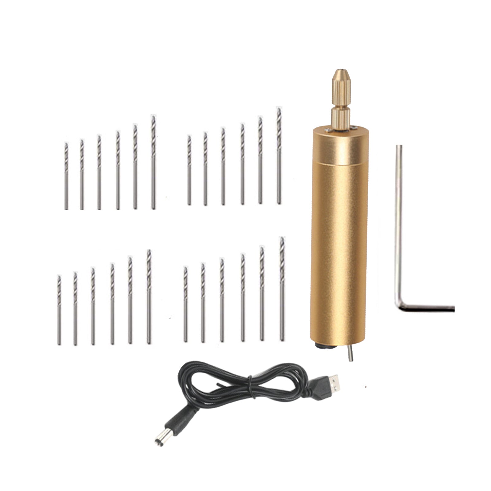 Electric Hand Drill Repair Improvement Rechargeable Multifunction for Travel 24pcs