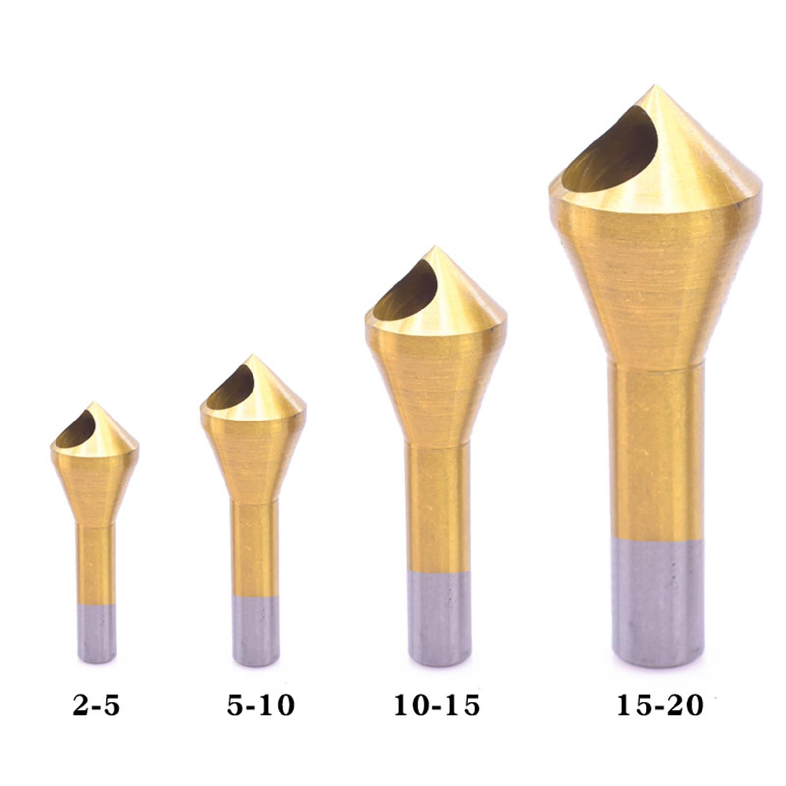 Chamfer Deburring Drill Bit DIY for Carpenters, Cabinet, Furniture Makers