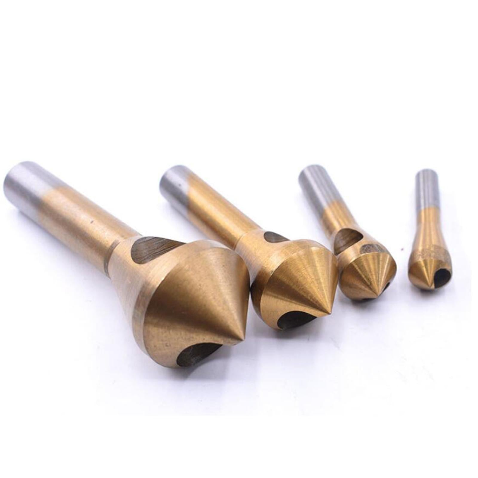 Chamfer Deburring Drill Bit DIY for Carpenters, Cabinet, Furniture Makers