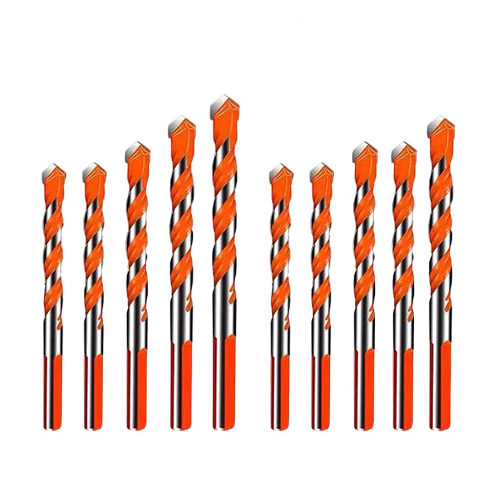 Triangle Drill Bit Set Electric Tool Twist Drill Bit for Punching Supplies A