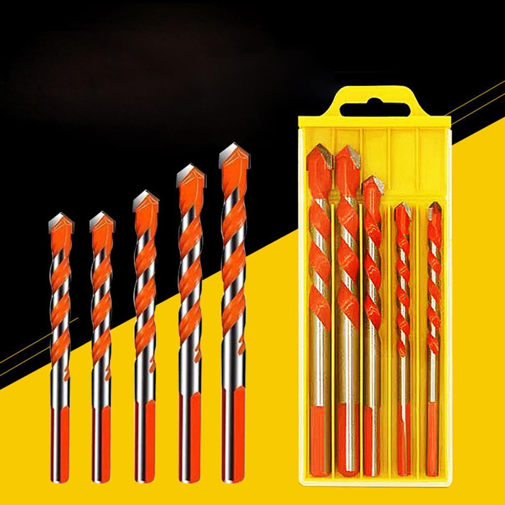 Triangle Drill Bit Set Electric Tool Twist Drill Bit for Punching Supplies B