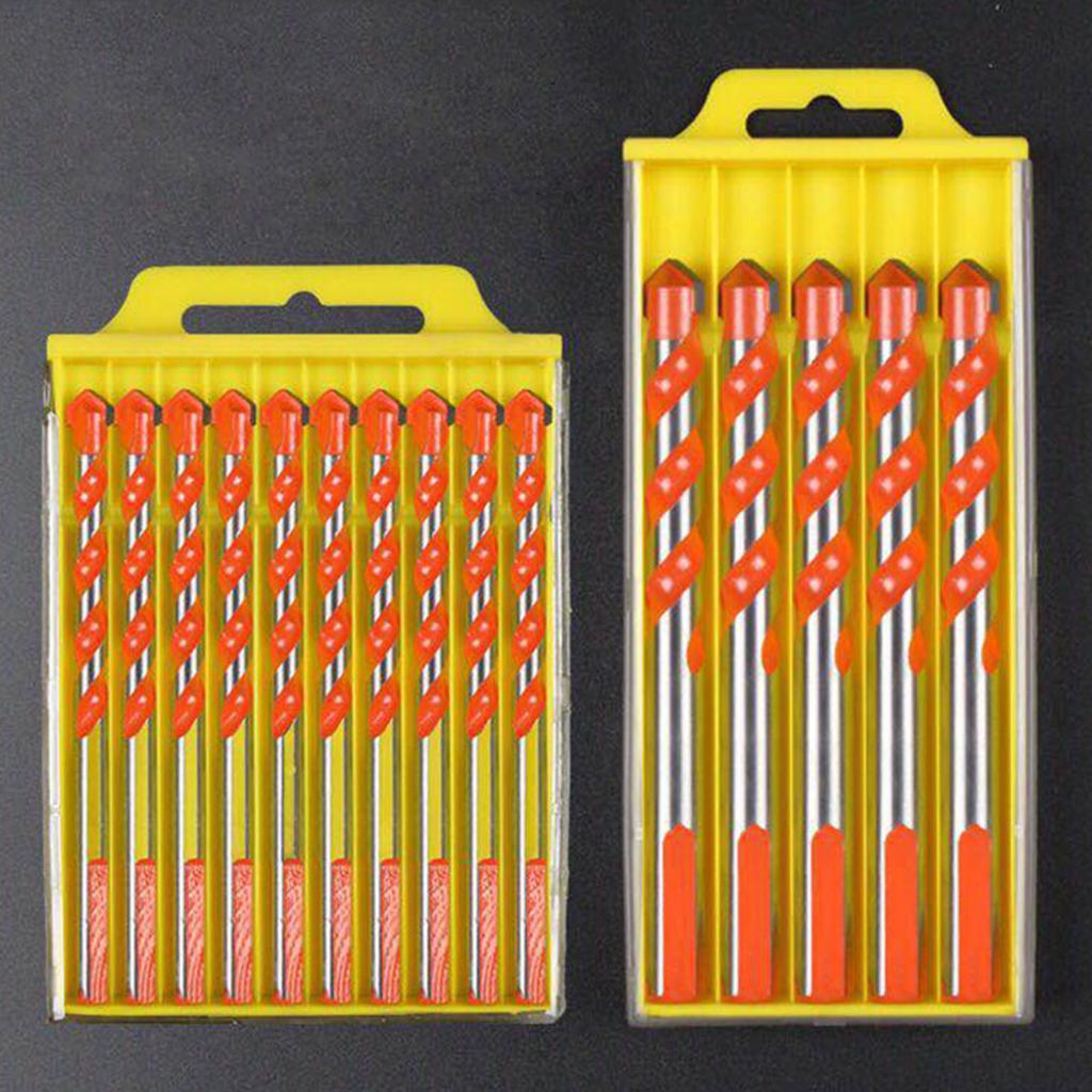 Triangle Drill Bit Set Electric Tool Twist Drill Bit for Punching Supplies B