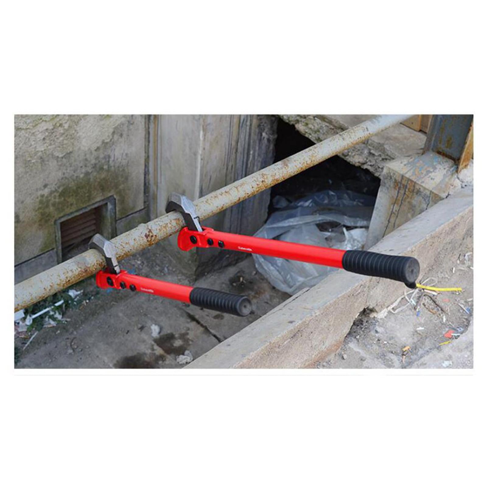 Portable Adjustable Wrench Heavy Duty Grip Spanner Hand Tool for Pipe 18inch