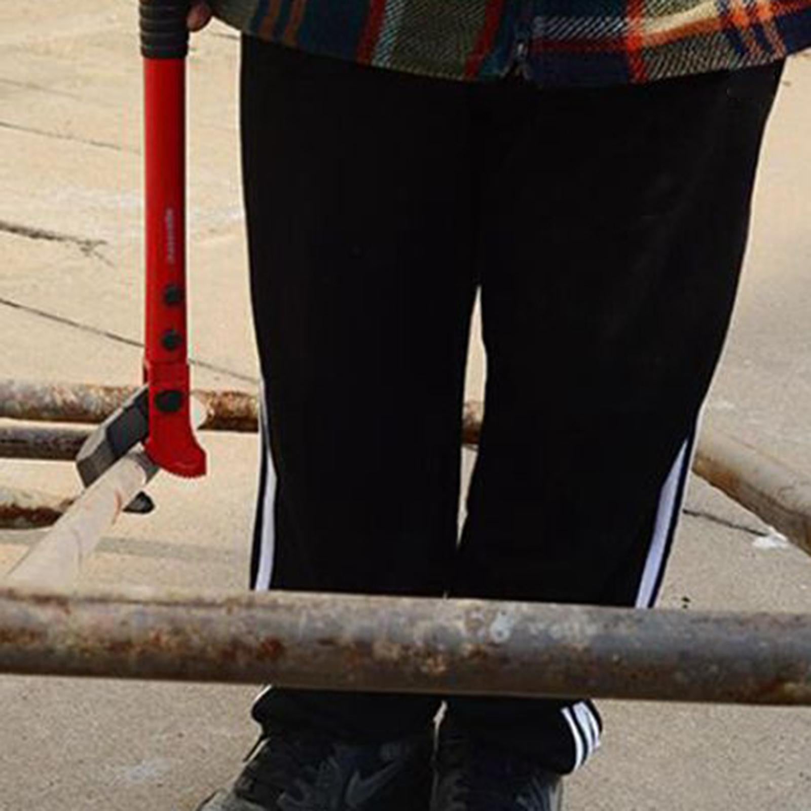 Portable Adjustable Wrench Heavy Duty Grip Spanner Hand Tool for Pipe 18inch