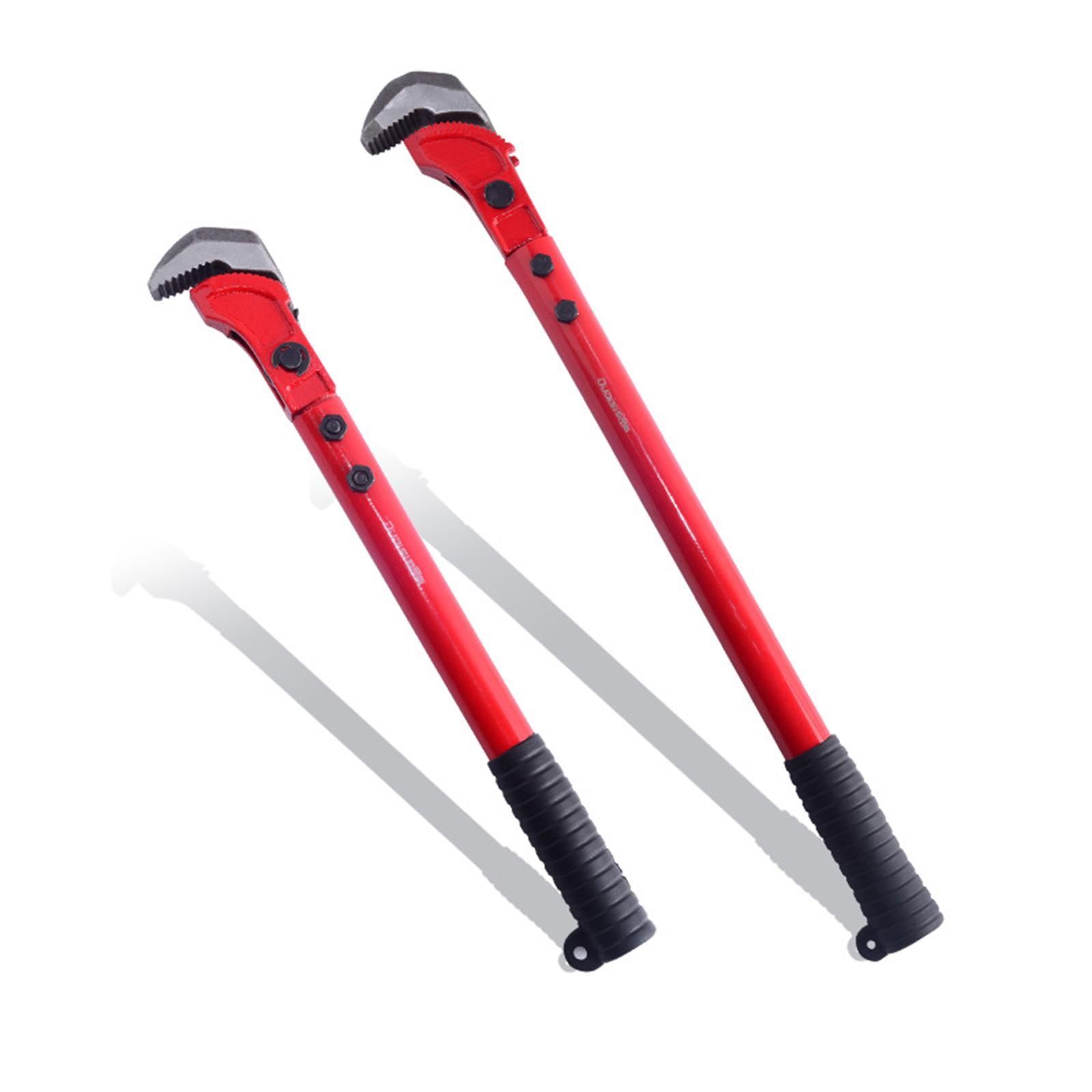 Portable Adjustable Wrench Heavy Duty Grip Spanner Hand Tool for Pipe 18inch