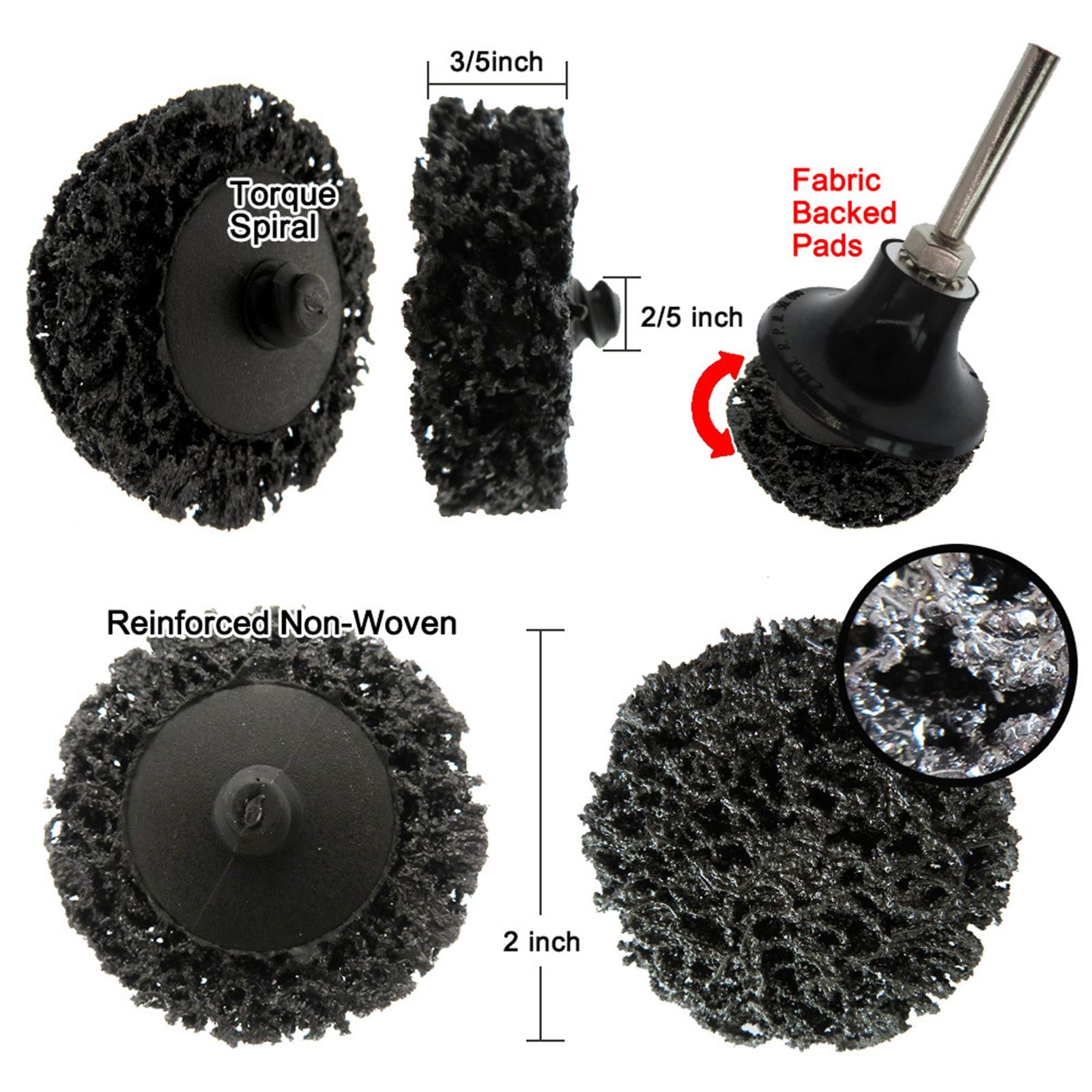 35Pcs 2inch Quick Change Discs Sanding Discs for Die Grinder