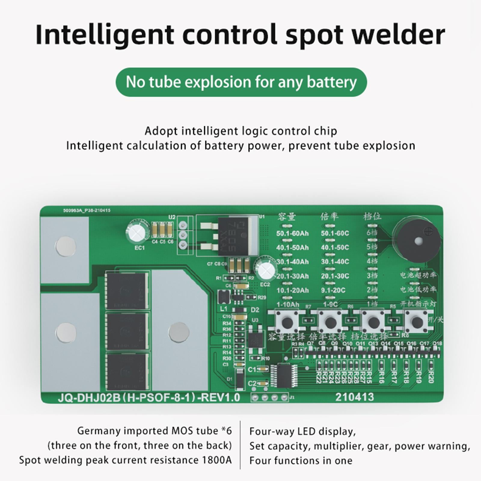Portable Spot Welder for DIY 18650 Lithium Battery With No Box