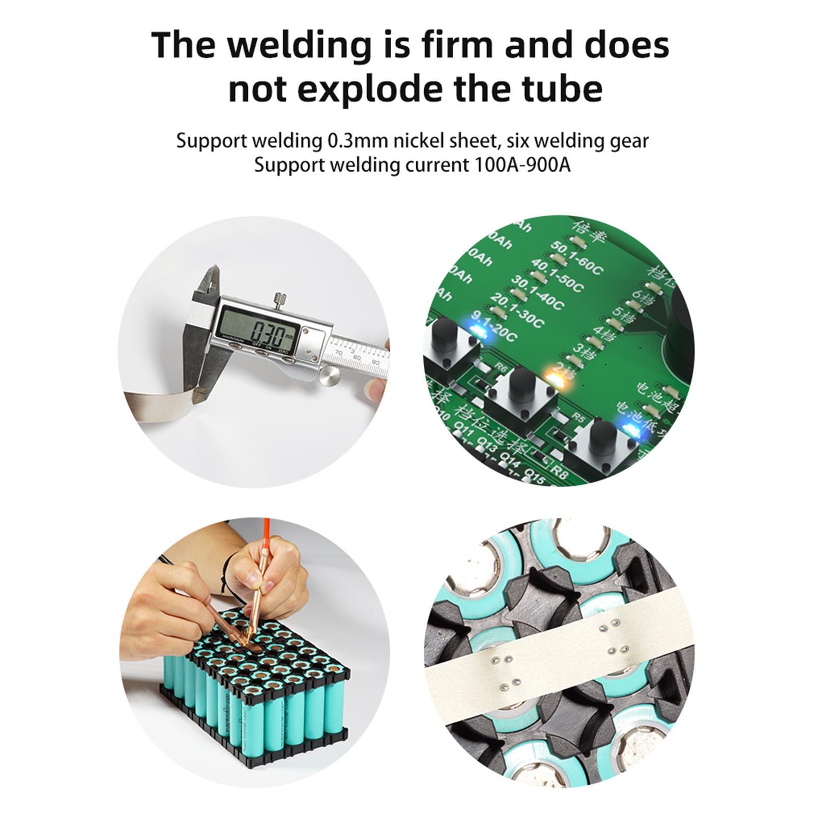 Portable Spot Welder for DIY 18650 Lithium Battery With No Box