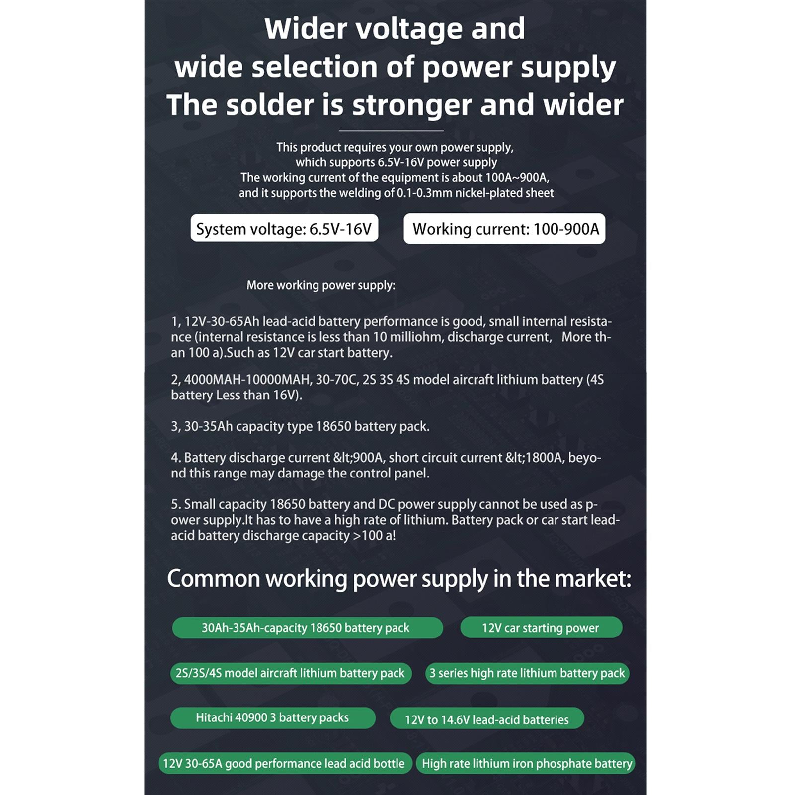 Portable Spot Welder for DIY 18650 Lithium Battery With No Box