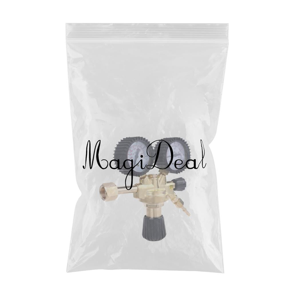Brass Nitrogen Pressure Regulator Argon Gas for Welder Gauges Accessory