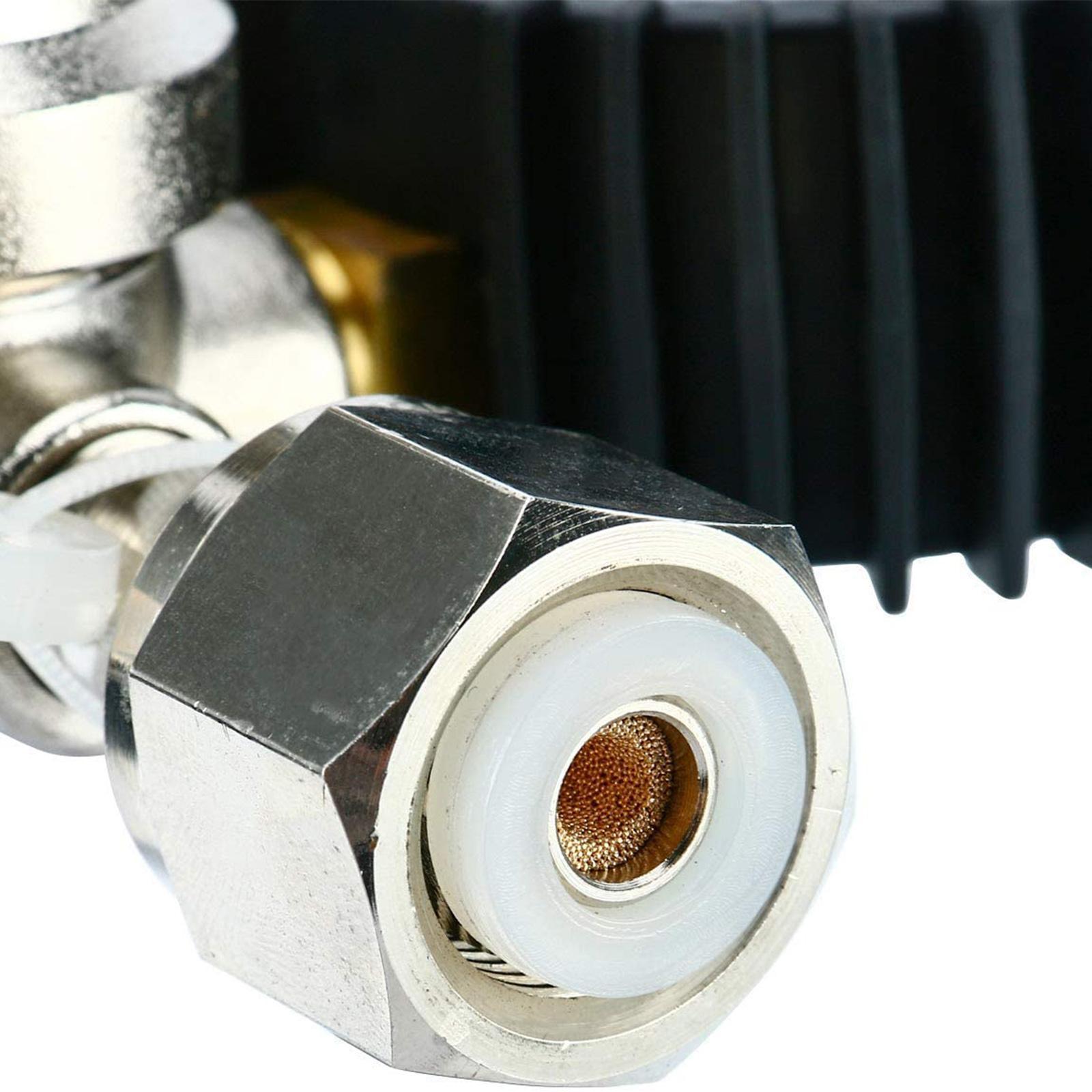 Adjustable Beer Keg CO2 Regulator Safety Pressure Relief Valve 3500 Psi Tank