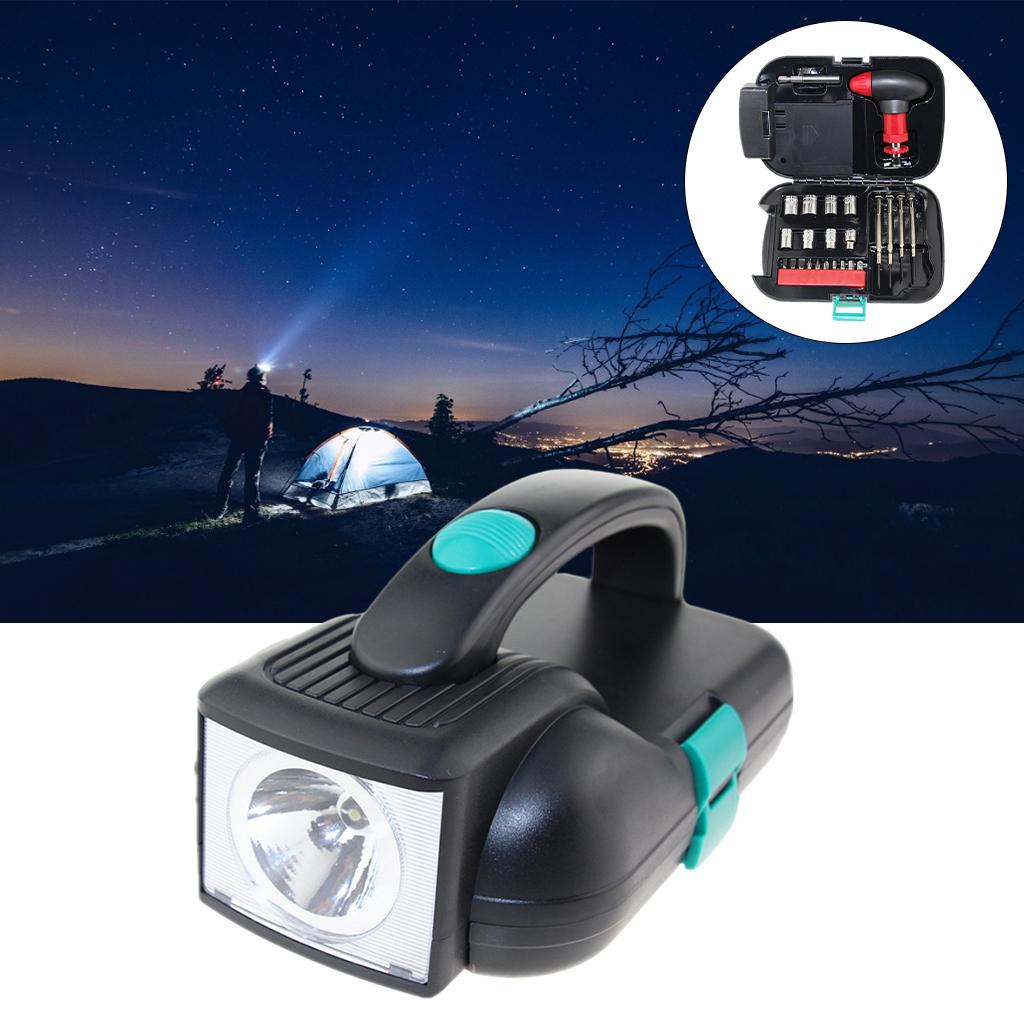 24x Outdoor Hardware Tool Flashlight Set Portable Tool Set Screwdriver Set